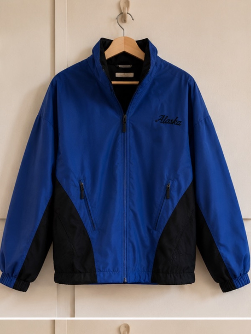 Women's Blue and Black Ski Jacket
